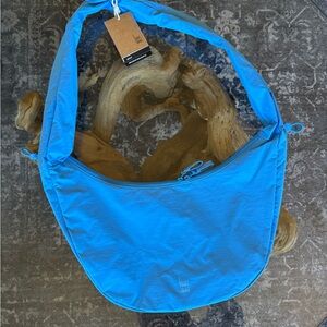 Moon Bag Ruffle Crossbody Bag